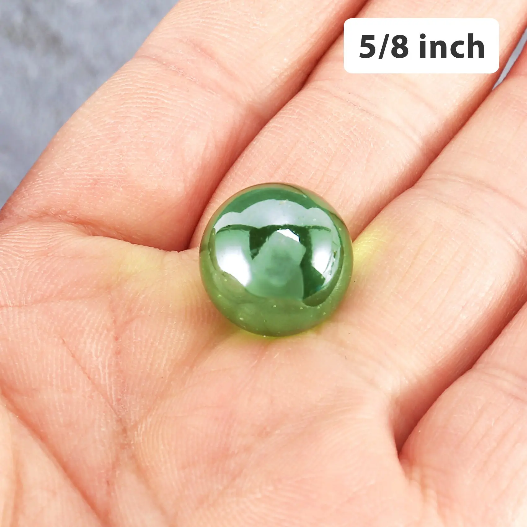 10 Pcs Marbles 16mm glass marbles Knicker glass balls decoration color nuggets toy green 6