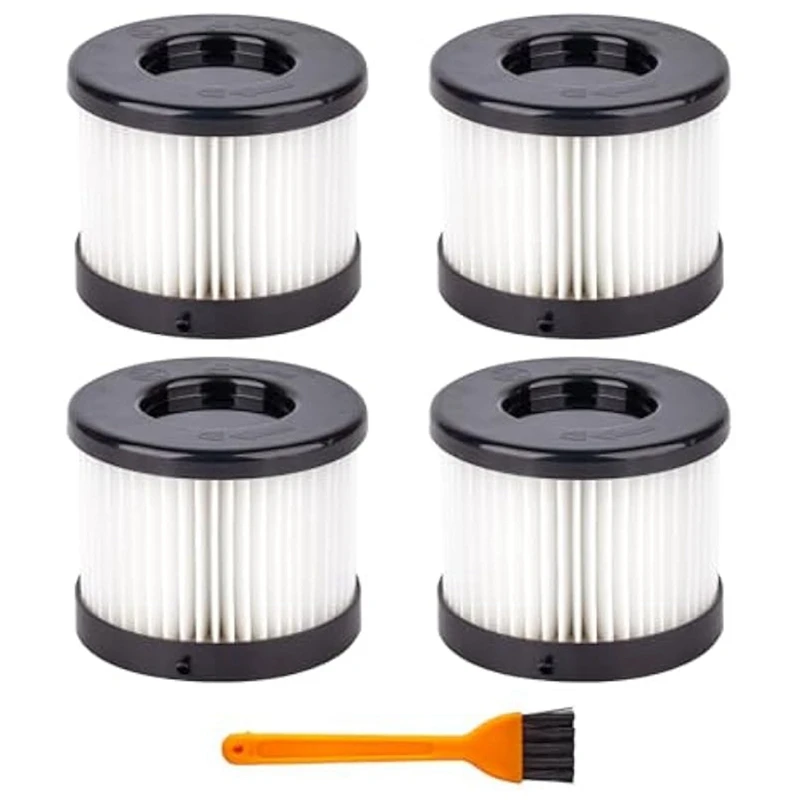 Filtro Seco Hepa para Milwaukee 49-900160 088220 M18 Vácuo Compacto Escova de Limpeza Fácil Instalação 4pack