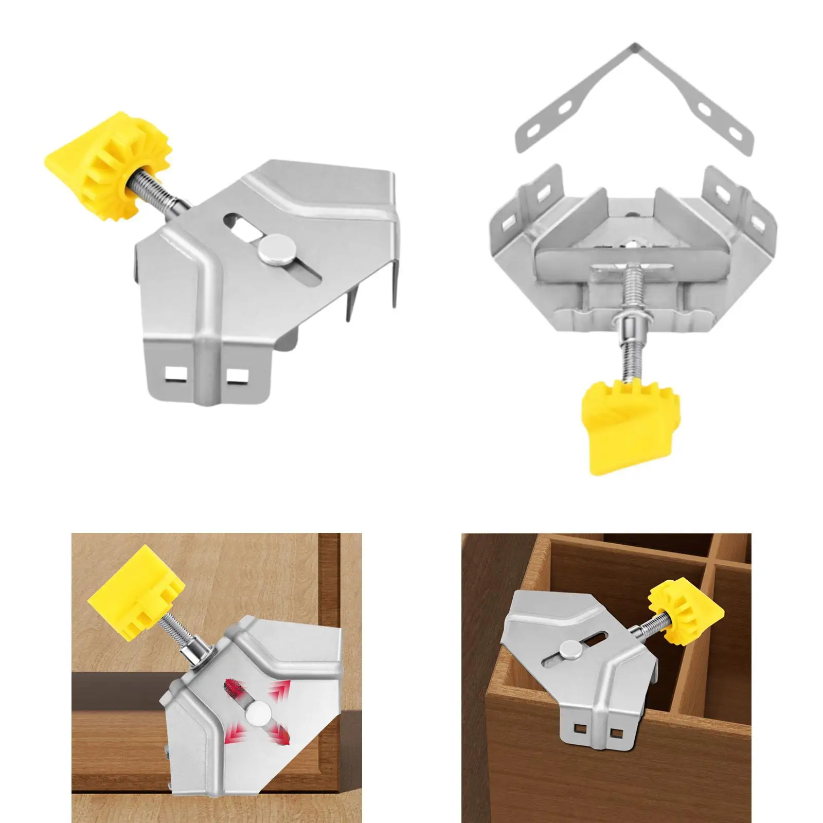 90 Degree Right Angle Clamp Corner Clamp Steel with Jaw for Woodworking for 90 Degree Right Angle Clamp Corner Clamp Steel with Jaw for Woodworking for