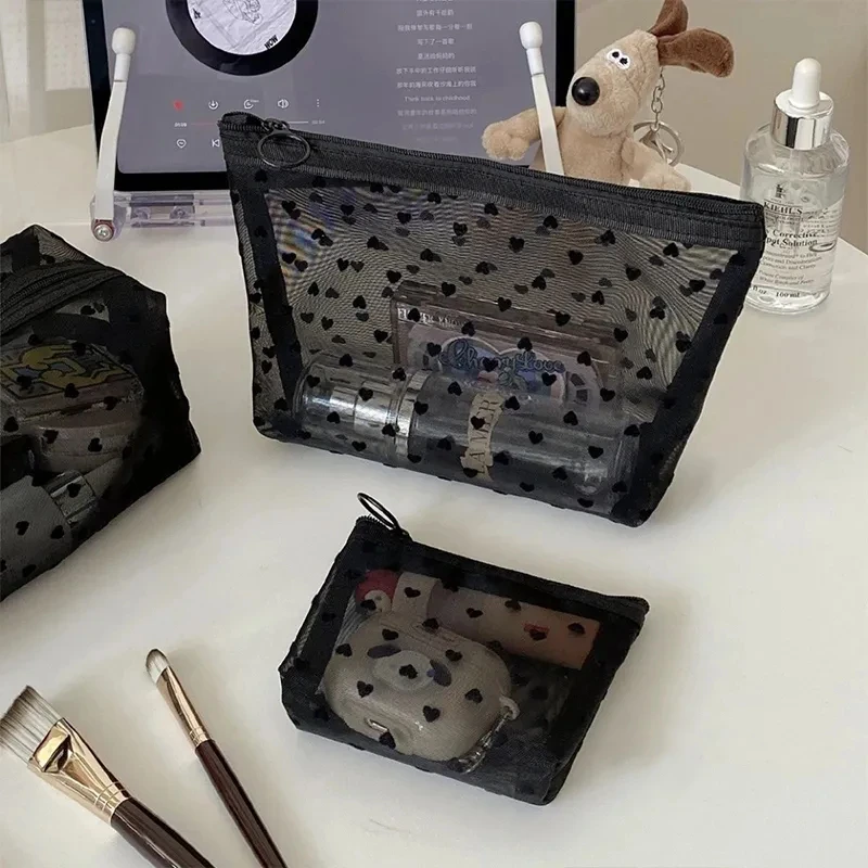 Cosmetic Bag Makeup Organizer Toiletry Bag Women Lipstick Key Coin Purse Pouch