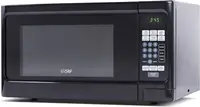 Countertop 1.1 Cubic Feet Microwave Oven, 1000 Watt, Black Front with Black Cabinet, Commercial Chef CHCM11100B 2