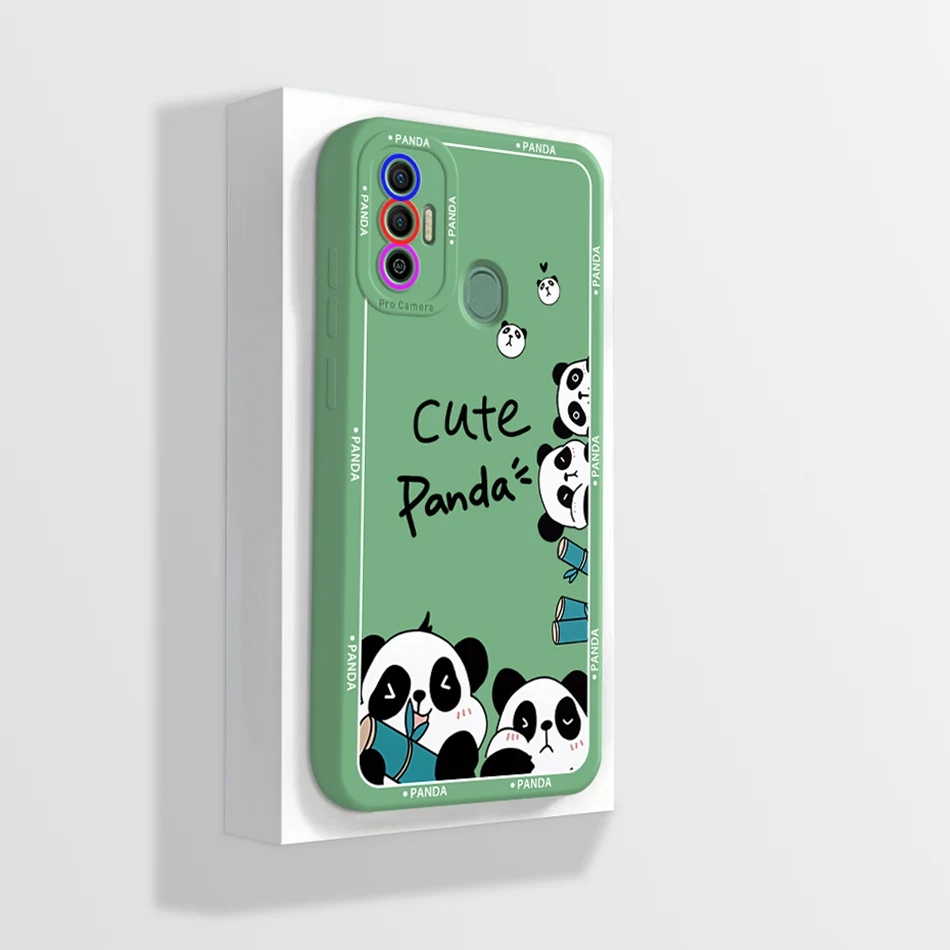 Cute Cartoon Flowers Silicone Phone Case - Soft Back Cover