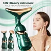 3 In 1 Facial Lifting Device Neck Eye Massage Face Slimmer EMS Beauty Skin Tightening Anti Aging Facial Massager Beauty Device 1