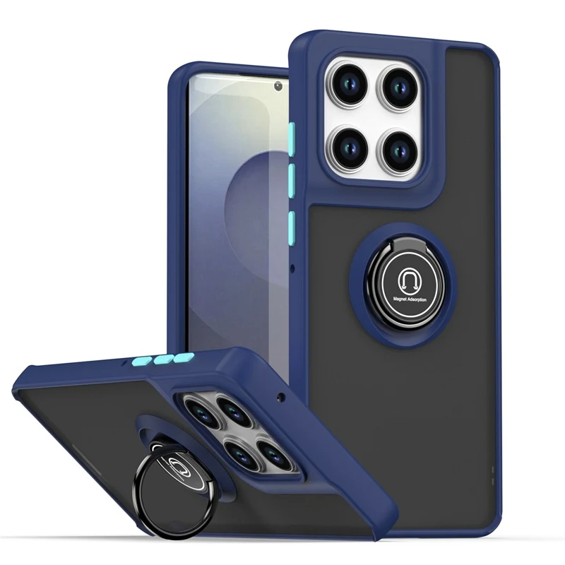 Shockproof Armor Case with Magnetic Holder Ring Cover