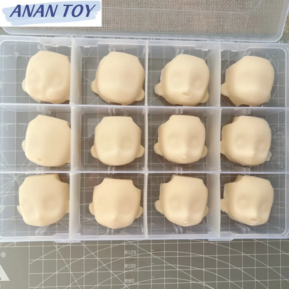 

ob11 White Faceplate GSC Blank Face YMY Clay Man Replaceable DIY Doll Accessories Anime Replacement