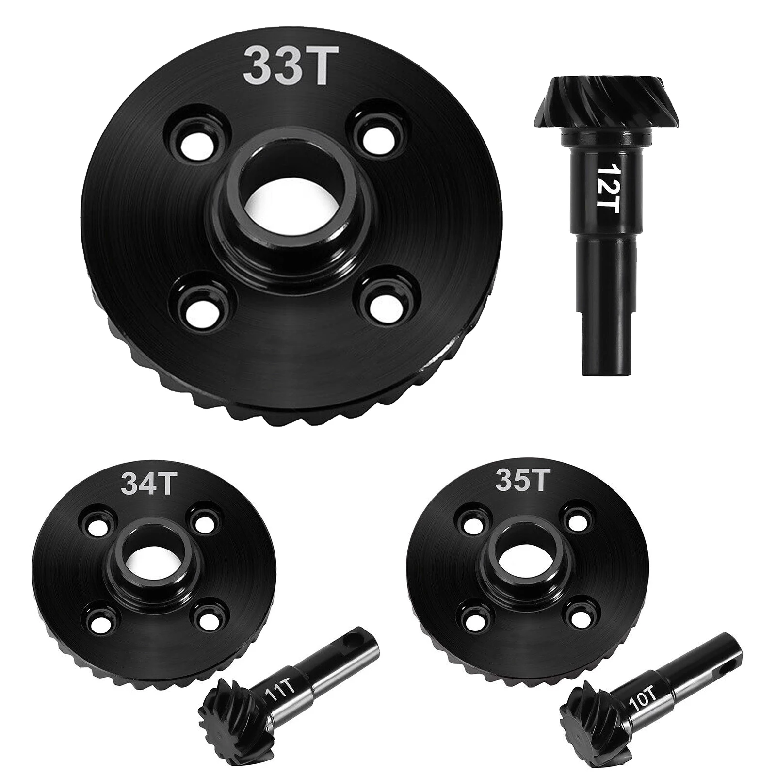 RC Overdrive Underdrive Differential Axle Steel Helical Gears For 1/10
