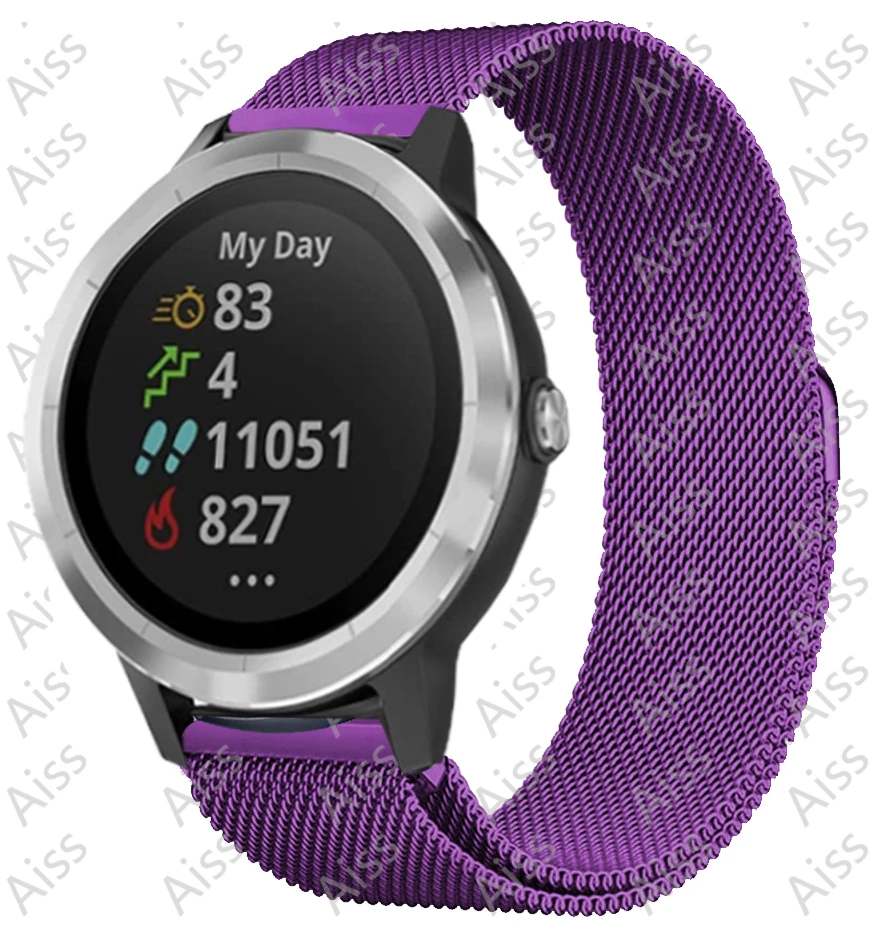 Milanese Loop Smartwatch Wristband Bracelet - 20mm/22mm Strap