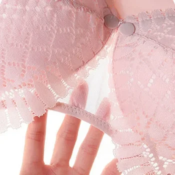 Front Button Maternity Nursing Bra Adjustable Gathered Underwear Comfortable Breastfeeding Bra for Feeding Pregnant Women Clothe 5