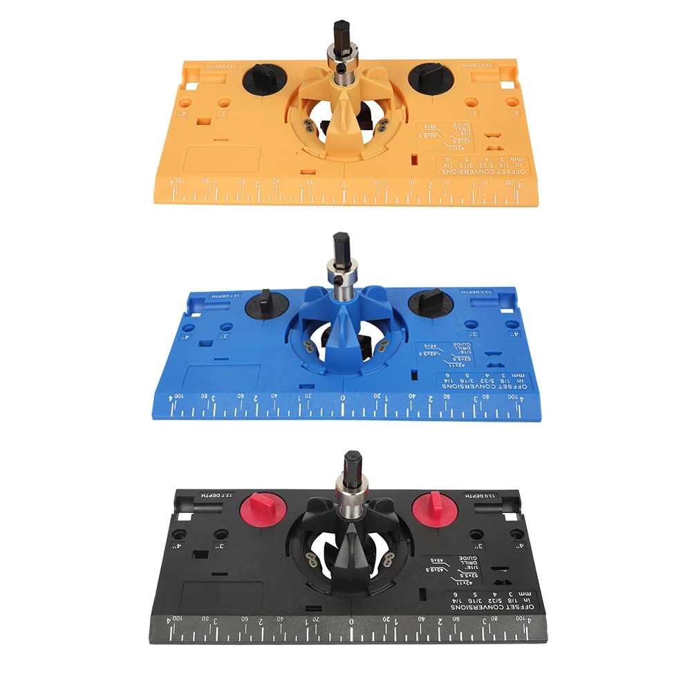 35MM Hinge Jig Auxiliary Drill Guide Sets Adjustable Forstner Drill Bit