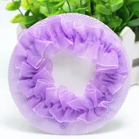 Beautiful Bun Cover Snood Women Hair Net Ballet Dance Skating Crochet Fanchon Rhinestone Styling Headwear Accessories - Image 3