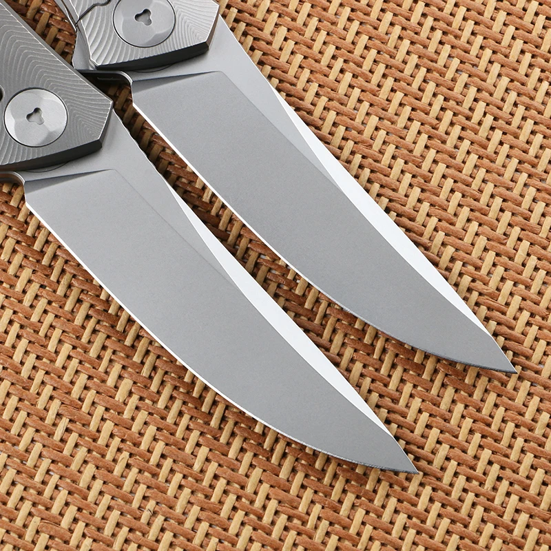 Green Thorn Bio Folding Knife VG10 Blade TC4 Titanium Handle Outdoor Camping Hunting Survival EDC Tool 5