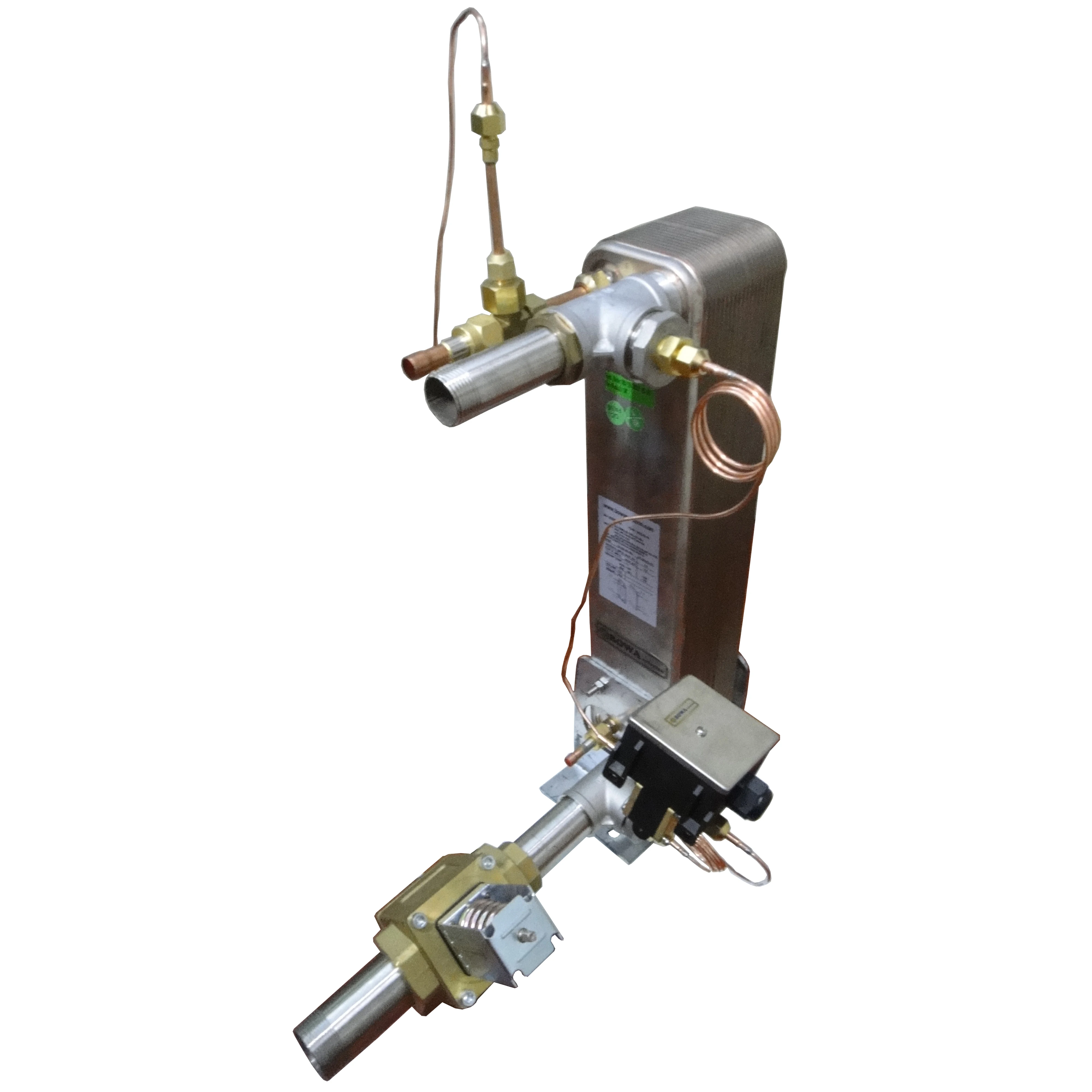 4kw Water Chiller Evaporator Is Copper Brazed Stainless Steel Small