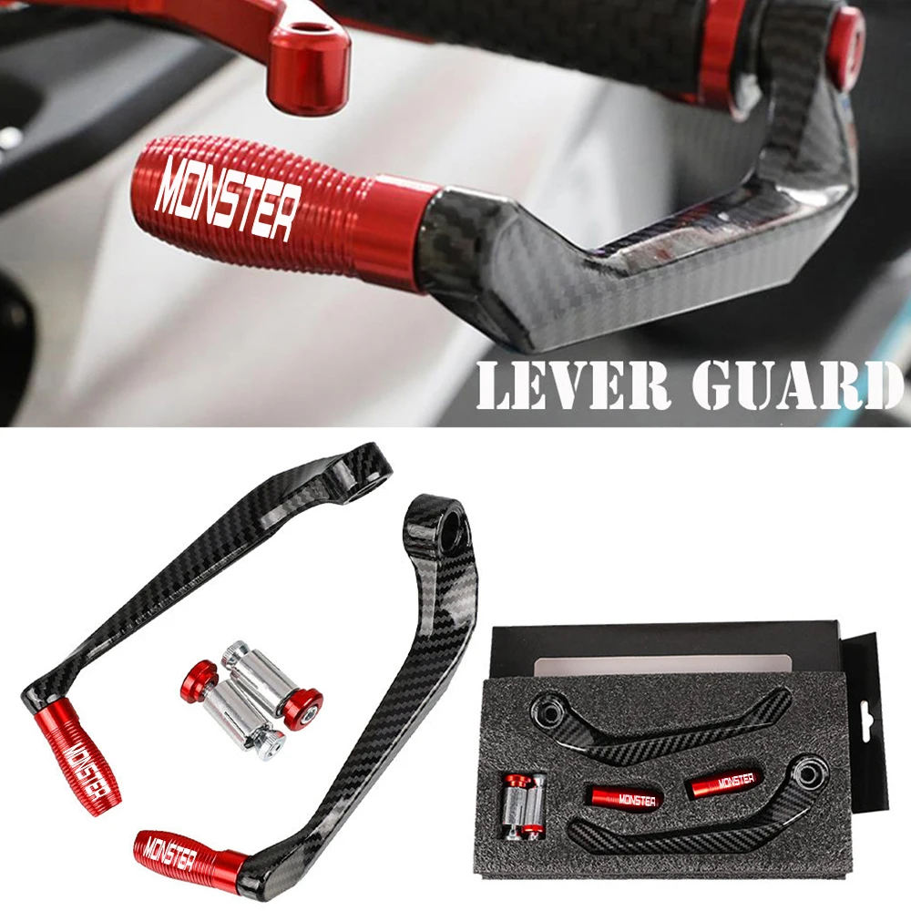

Motorcycle Handlebar Grips Guard For DUCATI MONSTER 695 696 795 796 797 821 1200 1200S 1100/S EVO Brake Clutch Levers Protector