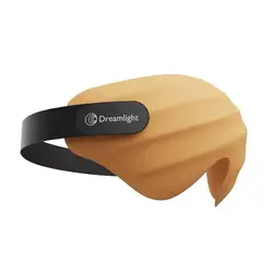 Dreamlight 3D Stereoscopic Sleep Aid Eye Mask for Ultimate Light Blocking and Enhanced Sleep (Orange)