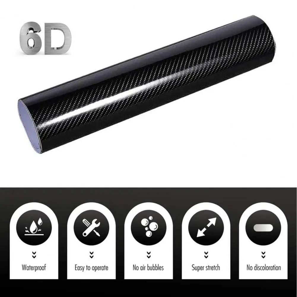 

Car Vinyl Film Self-adhesive Waterproof 6D Super Gloss Auto Door Sill Protector Waterproof Protection Car Vinyl Wrap Car Styling