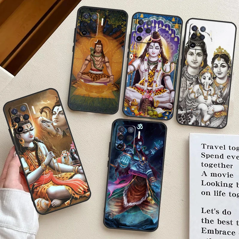 God Diety Indù Ganesha Shiva Per Oppo A54 A74 A94 A78 A98 A58 A96 A76 A16 A5 A9 A53 A15 A52 A72 A17 A57 A77 A57S Case