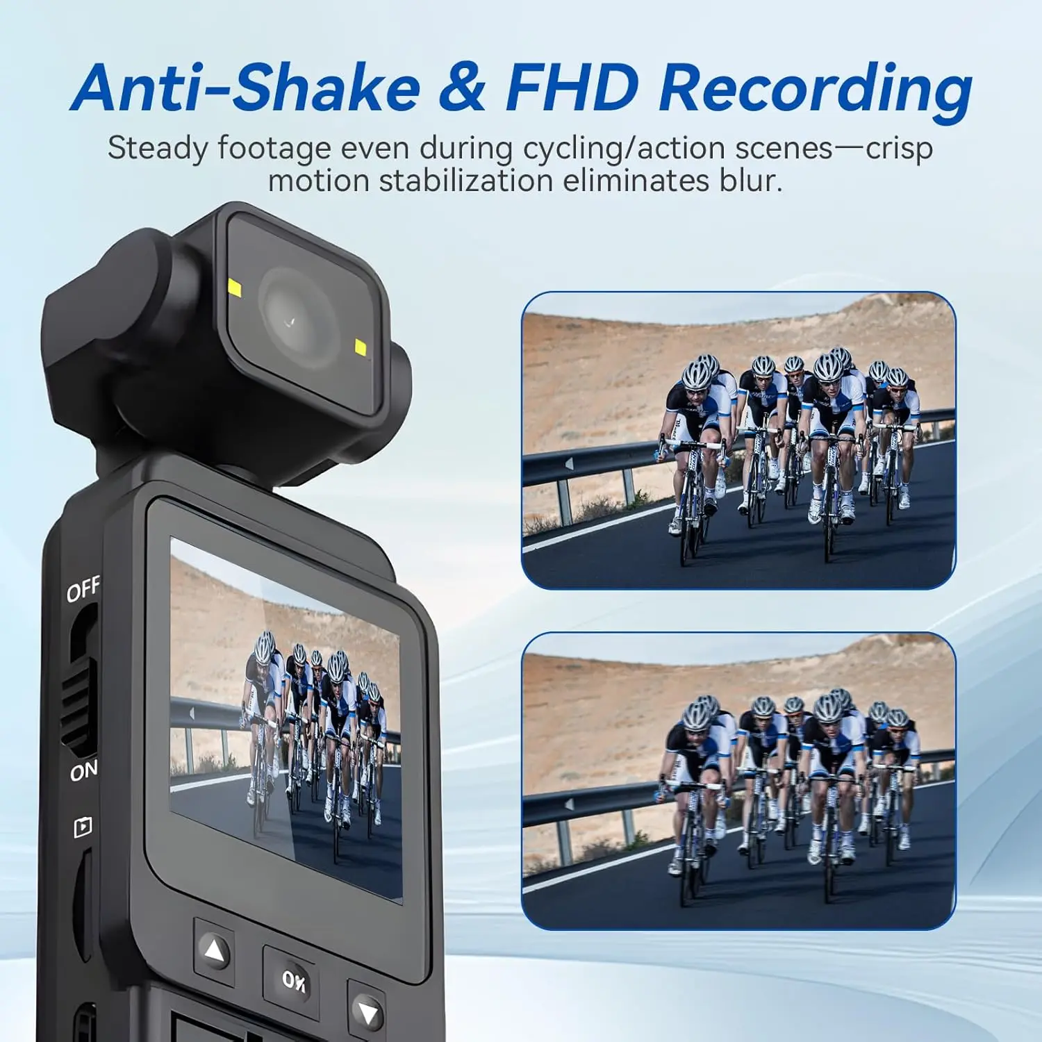 Caméra Action 1080P Objectif Rotatif 360° Ultra Légère 150g - DV01