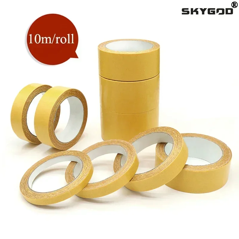 Double Sided Cloth Base Tape Strong Fixation Translucent Mesh Waterproof Traceless High Viscosity Adhesive Stickers double sided tape adhesive cloth tape