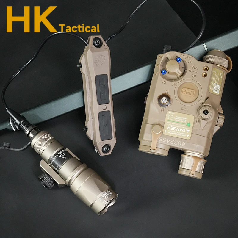 Tactical M300Set M300C LED Flashlight PEQ15 Red Green Laser Pointer IR Laser IR Fill Scout Light Weapon For AR M4 Picatinny Rail