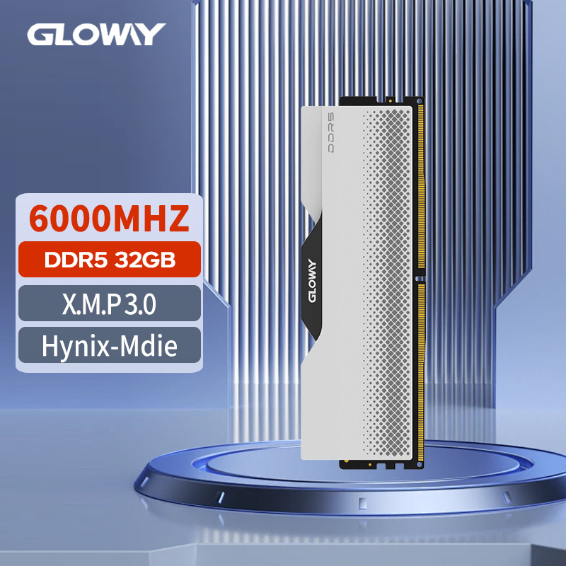 Gloway DDR5 Ram Memory 6000MHz 6400MHz 16GB 32GB Memoria Ram Kit DDR5 6000MHz 16GBx2 UDIMM Dual Channel Desktop Ram For PC