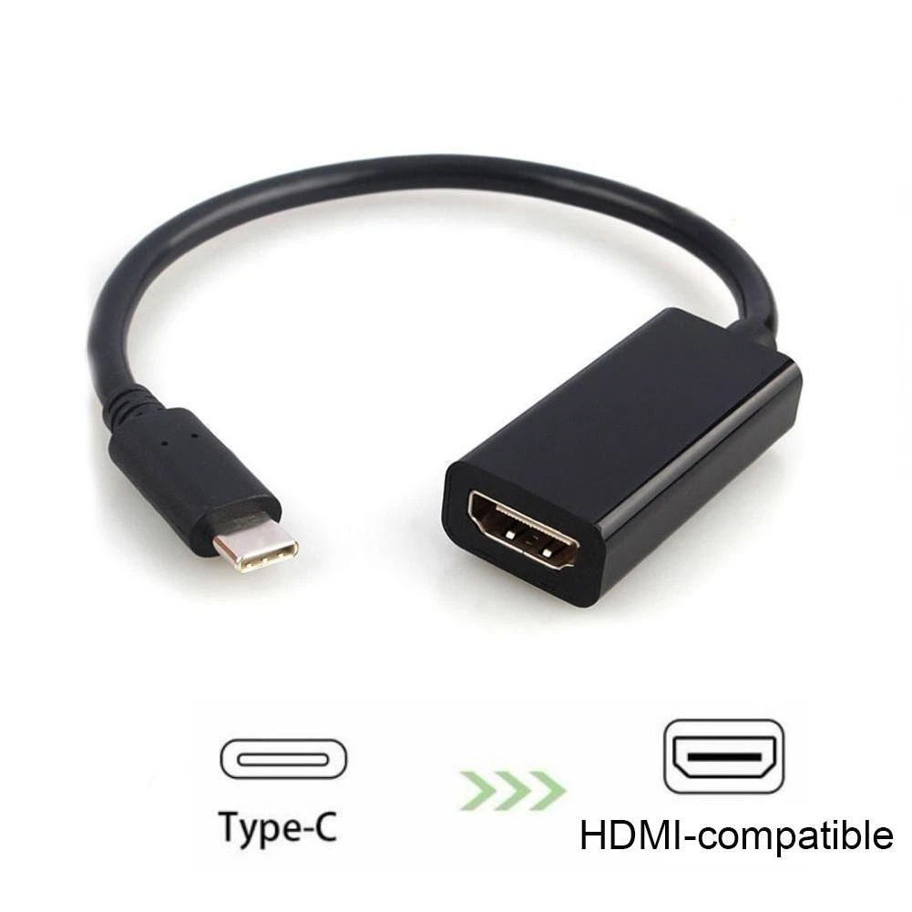 Adaptador de Cable USB tipo C a HDMI, convertidor macho a hembra, 4k, 60hz, PC, ordenador, pantalla TV| | - AliExpress
