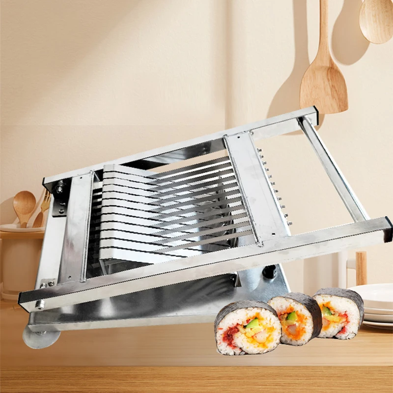 Manual Sushi Roll Cutter machine Rice Ball Roll Maker Cutting Machine Food Sushi  Slicer machine Sushi Tools - AliExpress