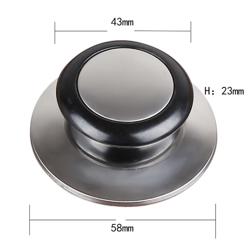 2pcs Lid Knob Replacement For Glass Lid Stainless Steel Pot Pan Cover Cookware Accessories