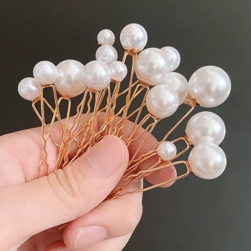 Metal Hair Accessories Hair Accessories 18pcs Gold Hairpin Ancient Wind