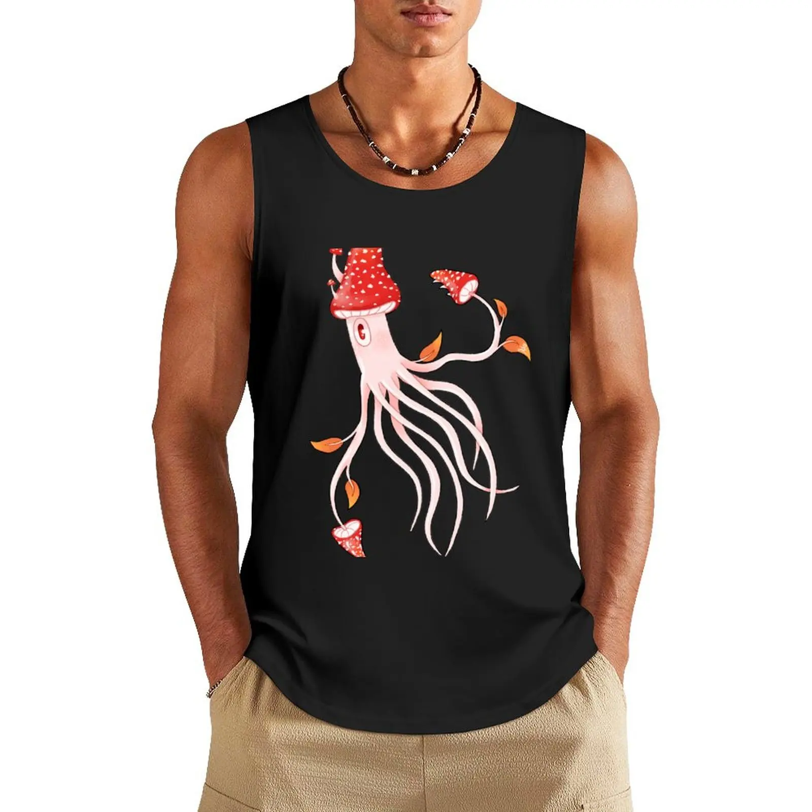 

Toadstool Squid Tank Top gym men muscle t-shirt