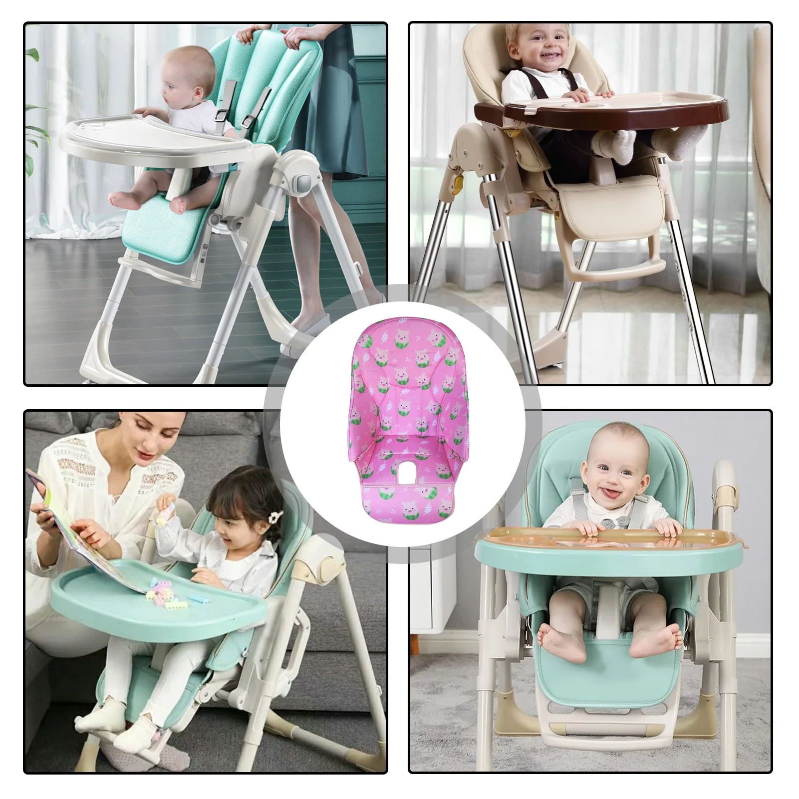 Dining Chair Cushion Seat Cushion Baby Seat Cover Baby Dining Chair Cushion For Peg Perego for Siesta Zero3 for Baoneo Kosmic Jan&eacute; Oxford cloth Cover