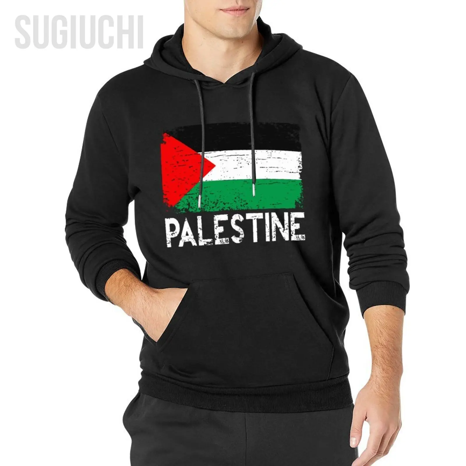 

Men Women Hoodies Palestine Flag Vintage Hoodie Pullover Hooded Hip Hop Sweatshirt Cotton Unisex