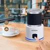 Portable 4-In-1 Milk Frother Foam Maker Chocolate Mixer Cold/Hot Milk Foam Mixer Latte Cappuccino Coffee Beverage Warmer 5