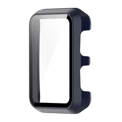 Premium Tempered Glass Protective Case for Huawei Watch D - Full Screen Coverage Bumper (Midnight Blue)