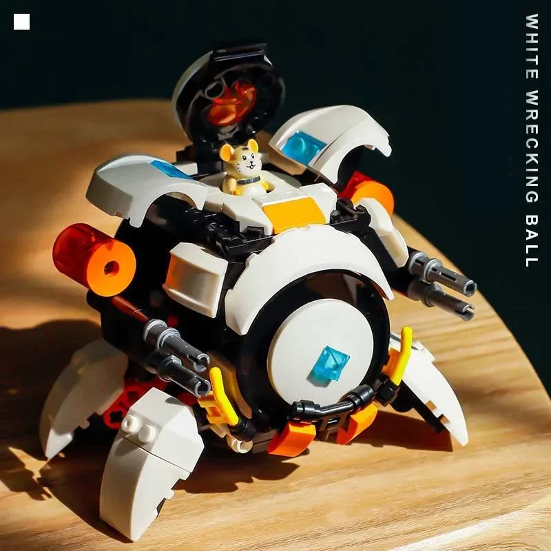 MOC 12 Change Hamster Pioneer wrecking ball Overwatch Games Building Blocks DIY Puzzle Toys For Children Educational Gift 2