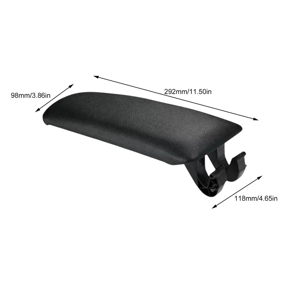 Premium Leather Car Armrest Latch Cover and Storage Solution