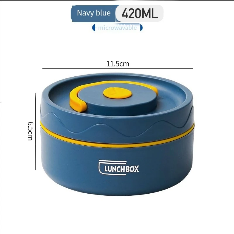 Food Warm Lunch Container, Stainless Steel Thermal Lunch Container Portable Thermal Bento Box Food Container Durable Easy To Use