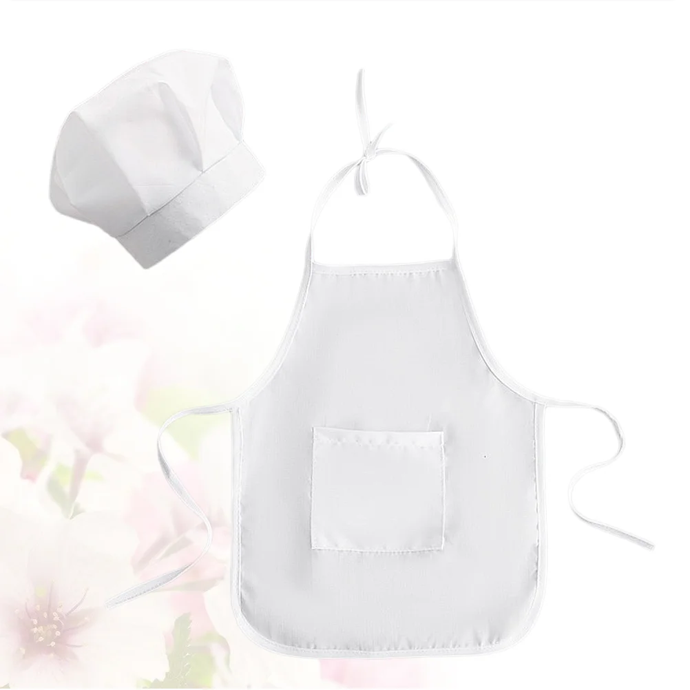 

Kids Clothes Baby Photo Props Clothing Newborn Chef Apron Photography Hat Toddler