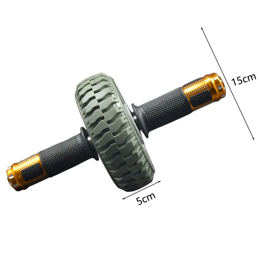 Ab Exercise Roller Useful Solid Ab Wheel Roller Single-wheel Stable Abdominal Power Exercise Wheel Gym Supply