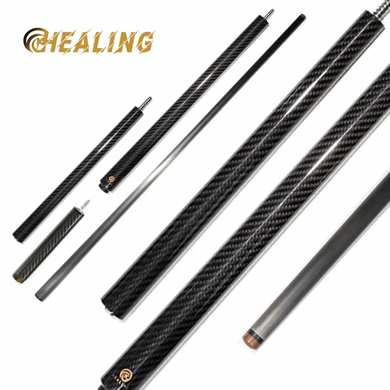 OKHEALING 100% カーボンファイバープールキュービリヤードスティック