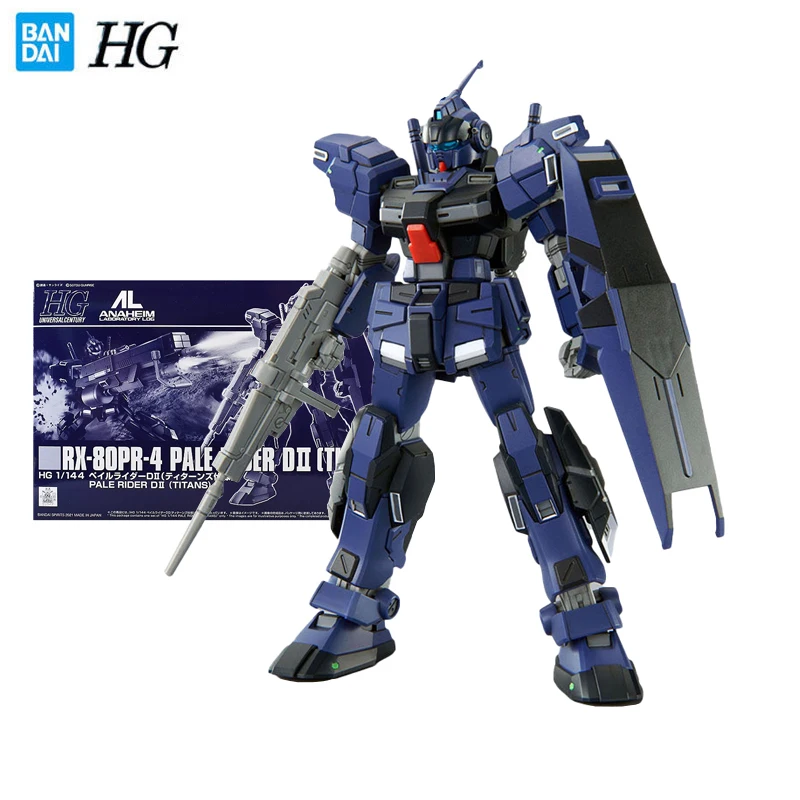 

Bandai Genuine Gundam Model Kit HGUC Series 1/144 RX-80PR-4 PALE RIDER[TITANS] Anime Action Figure Toys for Boys Collectible