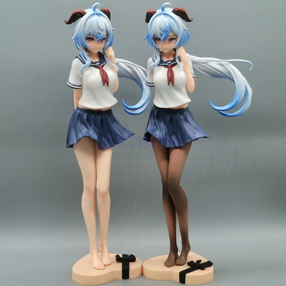 25cm Genshin Impact Ganyu 1/7 Uniform Ver Two Colours Girls Toys Anime  Figures PVC Action Figure Toy Game Collectible Model Doll - AliExpress, image size:1000x1000
