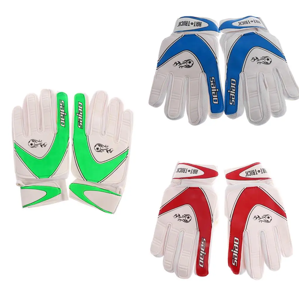 Youth THICKENED Soccer Goalie Goalkeeper Gloves, Pro Football for CHILDREN #