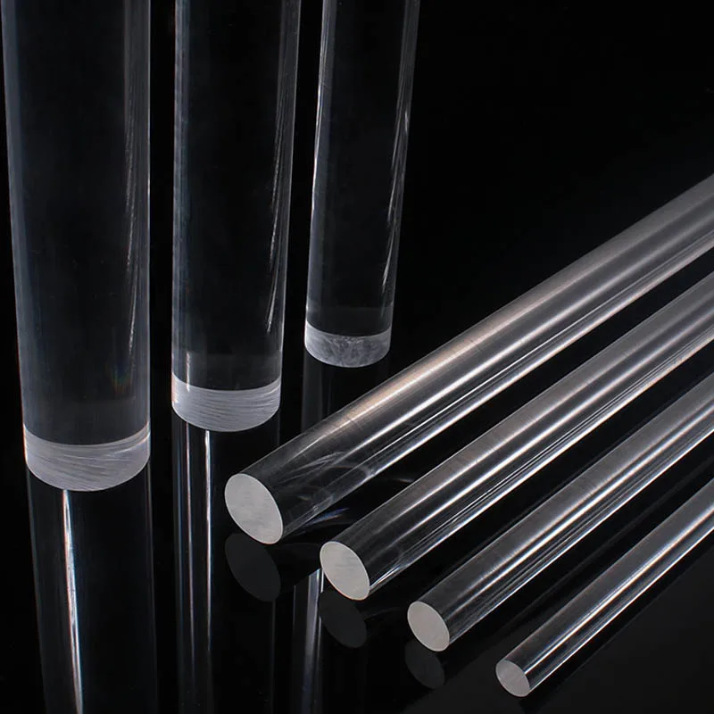 Clear Acrylic Rod Solid Bar Diameter 8 10 12 15 18 20mm Length 100 150 200 250 300mm Round PMMA Acrylic Round Rods acrylic rod