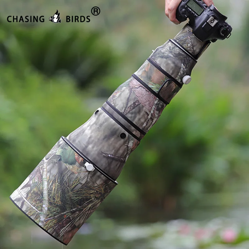 Chasing Birds Camouflage Lens Coat Per Canon Rf 600Mm F4 L Is Usm Copertura Protettiva Per Lenti Impermeabile E Antipioggia Canon Rf 600Mm