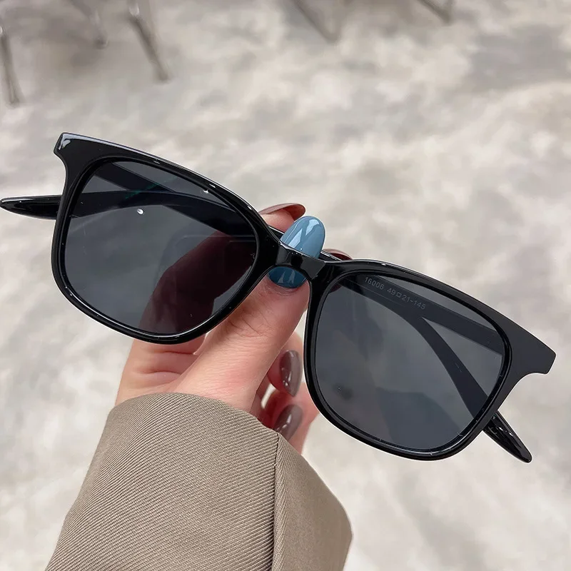 Outdoor Myopia Sunglasse Men Women Square Frame Eyeglasses Finished Minus Diopter Eyeglasses UV400 Sun Shades Goggles -1.0 -1.5 3