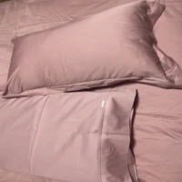 Drap-housse de couverture d'athlon, taies d'oreiller, coton égyptien 1000 TC, couleurs gris Kaqi argenté, autre taille, personnalisé, 100% 6
