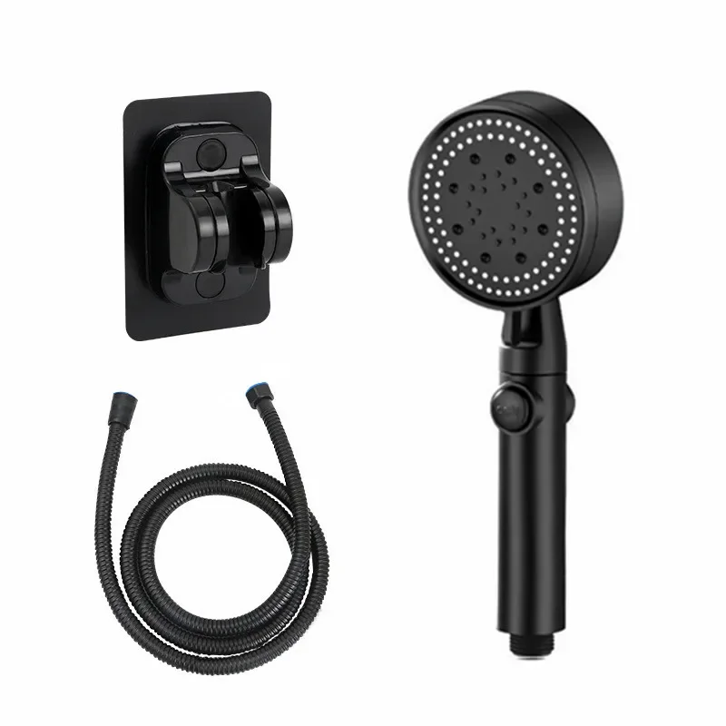 HighPressureHandheldShowerShowerHeadwithHoseDetachableShowerHead6SpraySettings