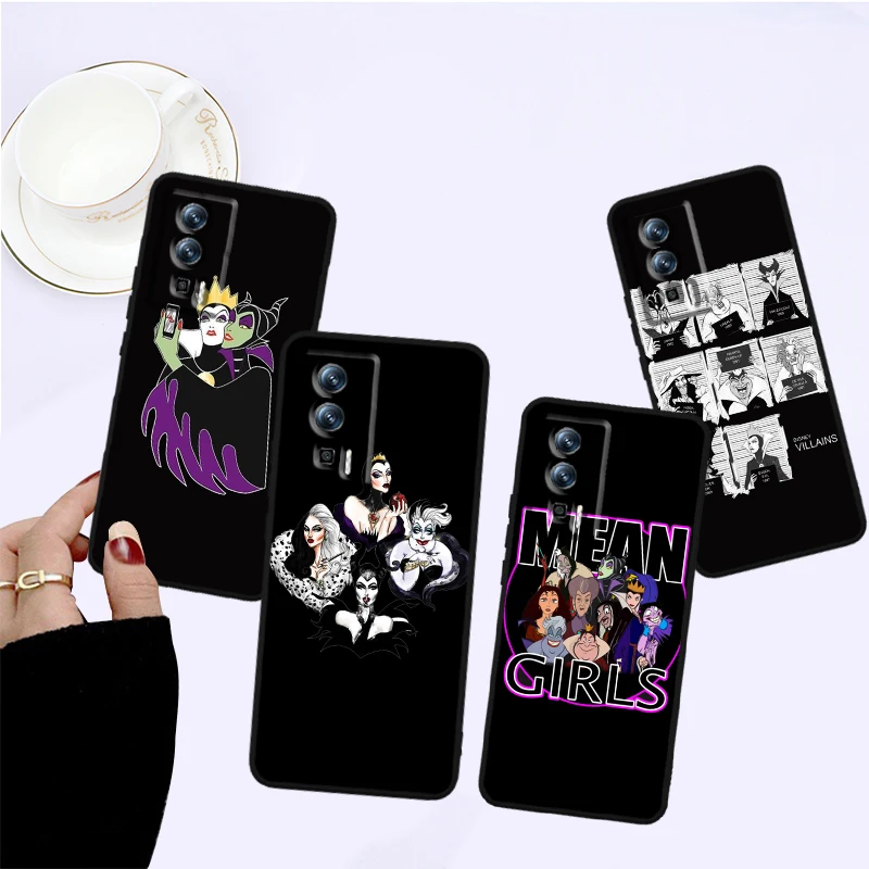 Disney Cattivi Combo Per Xiaomi Redmi 9A 9C 9At 10C 9 9T 10 12C 8 12 K60 A1 A2 K50 K40 5G Cassa Del Telefono Posteriore Nera