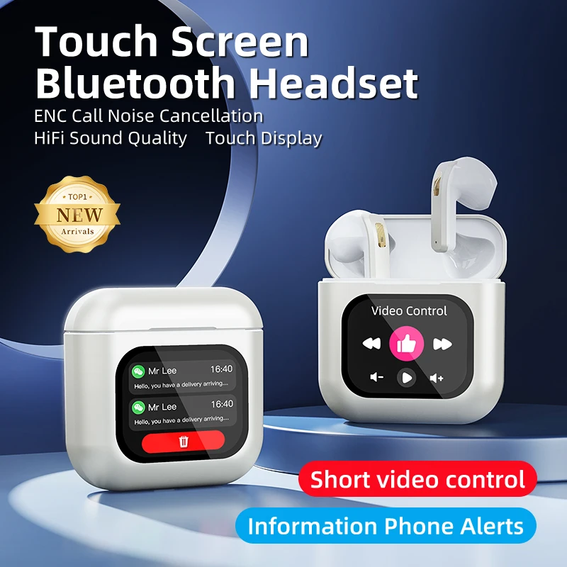 

Сенсорный экран Bluetooth наушники приложение напоминание о сообщениях звонки переключение видео входящий вызов ответ на отчет имя MP3