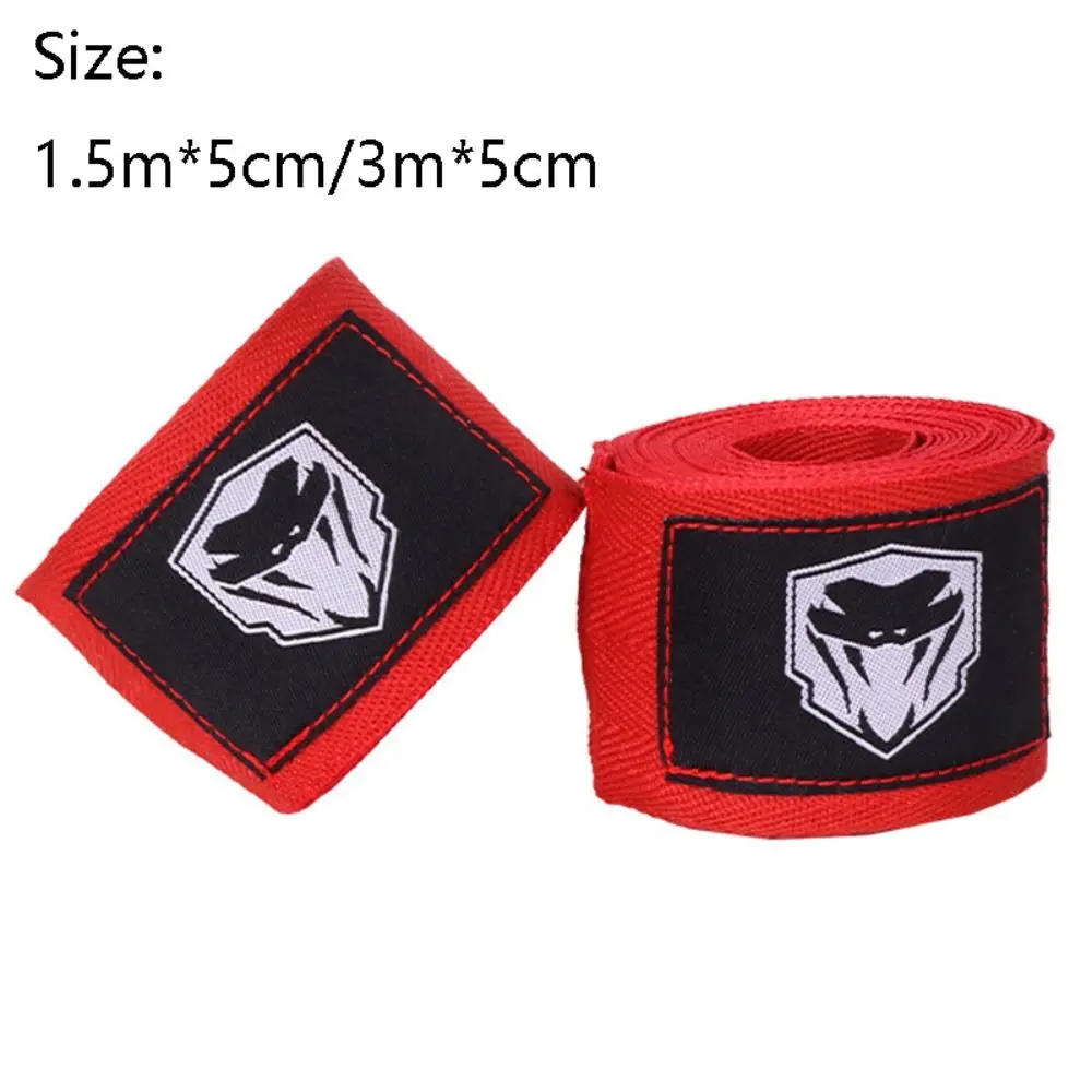 1 Pair KickBoxing Bandage Elastic Bandage Sanda Muay Thai Karate Sports Fist Fitness Hand Wrist Wrap Handband 1.5/3m